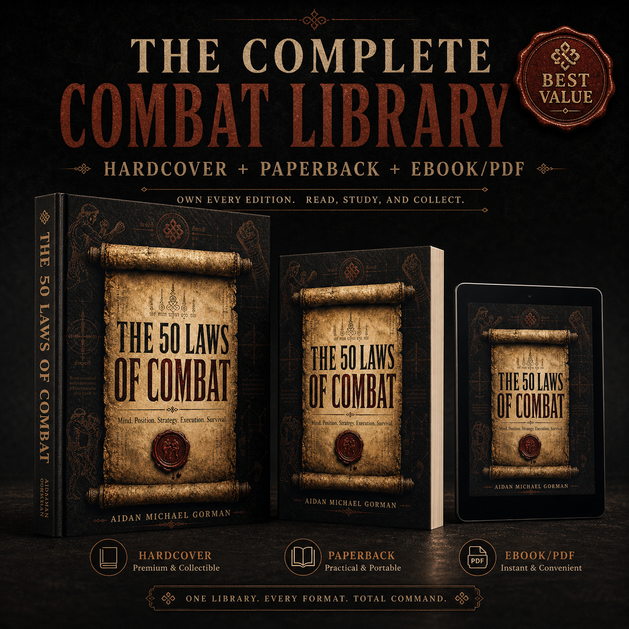The 50 Laws Of Combat: A Fighter’s Manual for Strategy, Discipline, and Survival