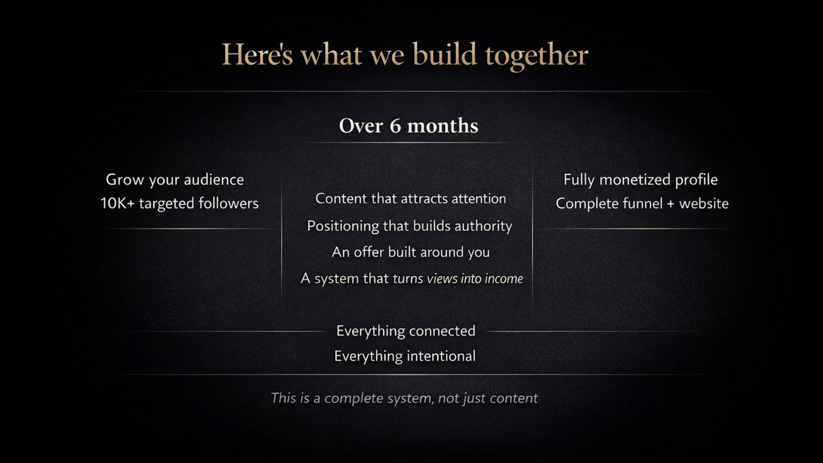 The Fighter Freedom System | 1:1 Social Media Growth & Monetization Program