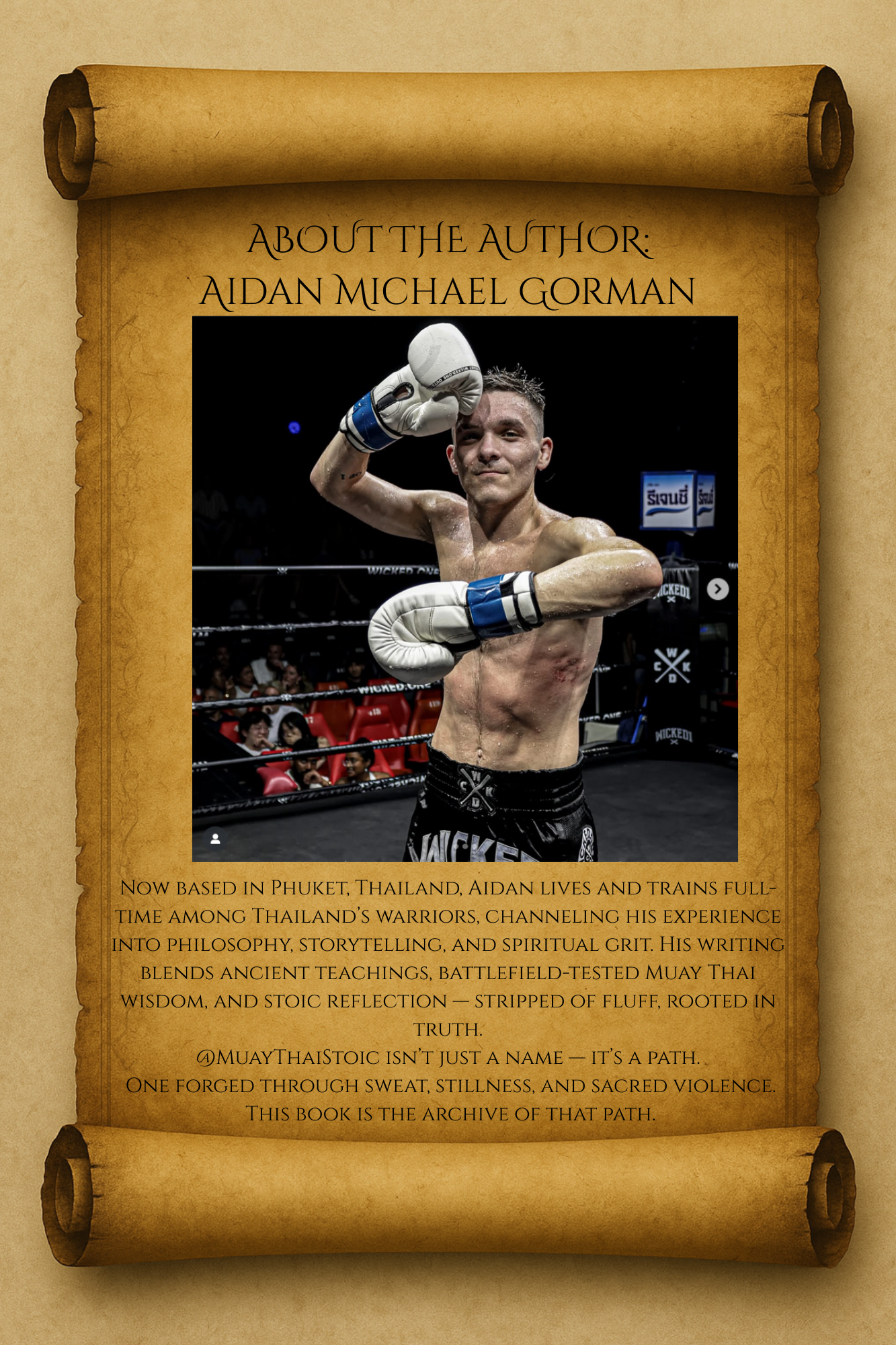 📜The Muay Thai Stoic Scrolls – Archive + Book