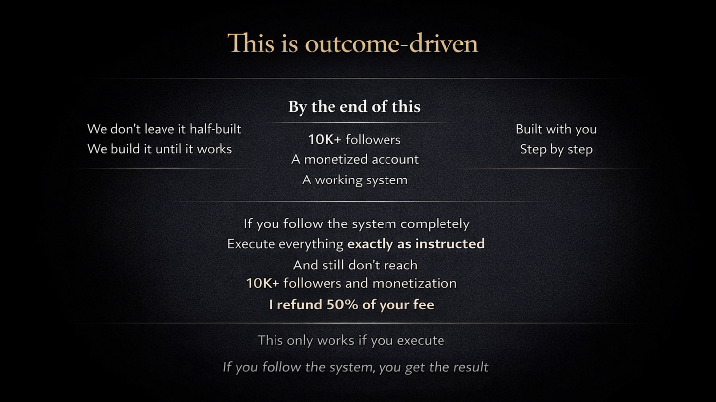 The Fighter Freedom System | 1:1 Social Media Growth & Monetization Program