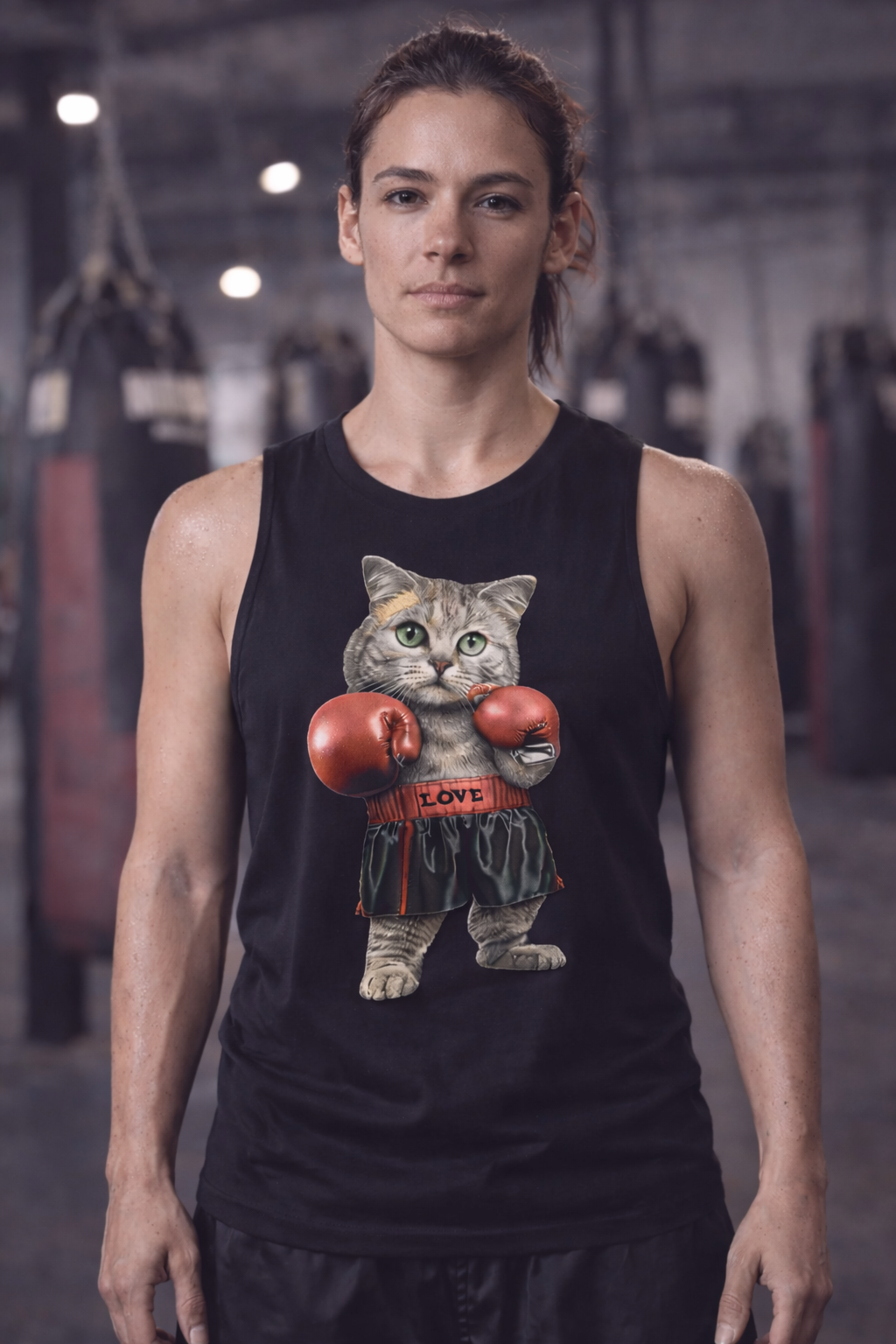Soft Paws, Heavy Hands. Tank Top