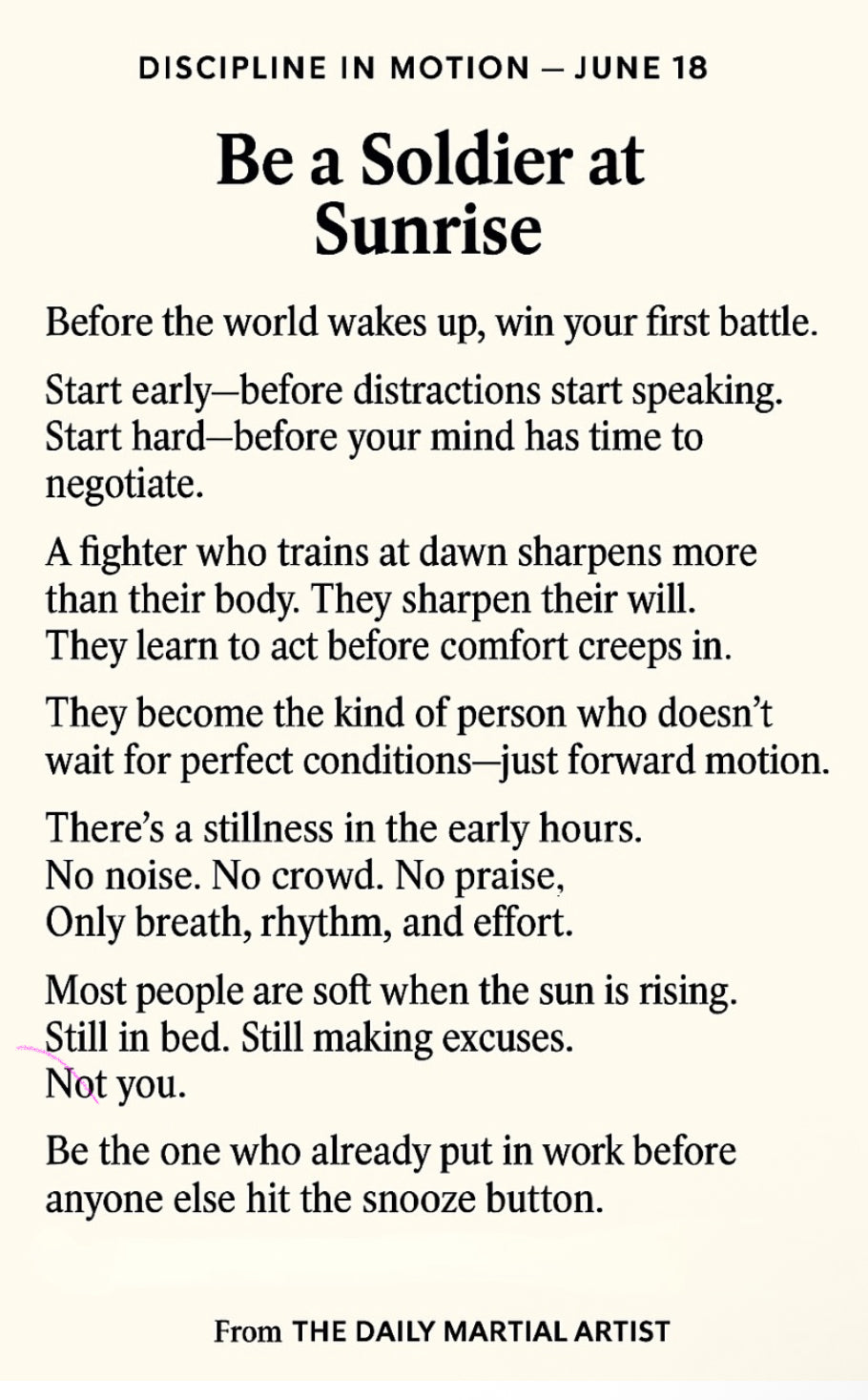 The Daily Martial Artist - 366 Meditations on Discipline, Combat, and Inner Power
