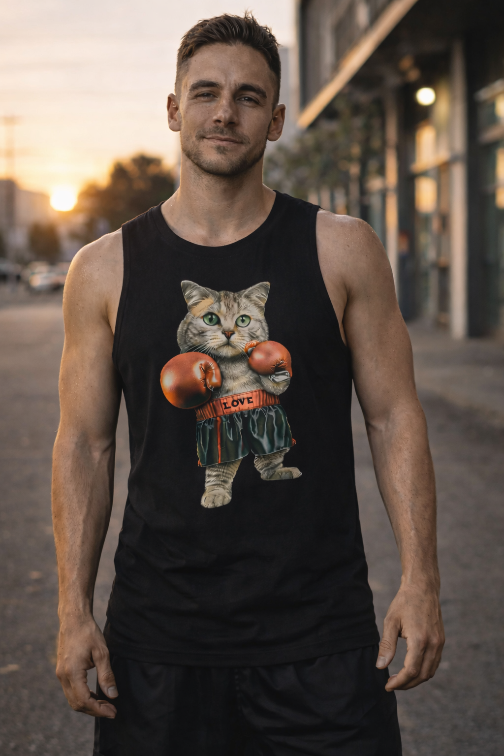 Soft Paws, Heavy Hands. Tank Top