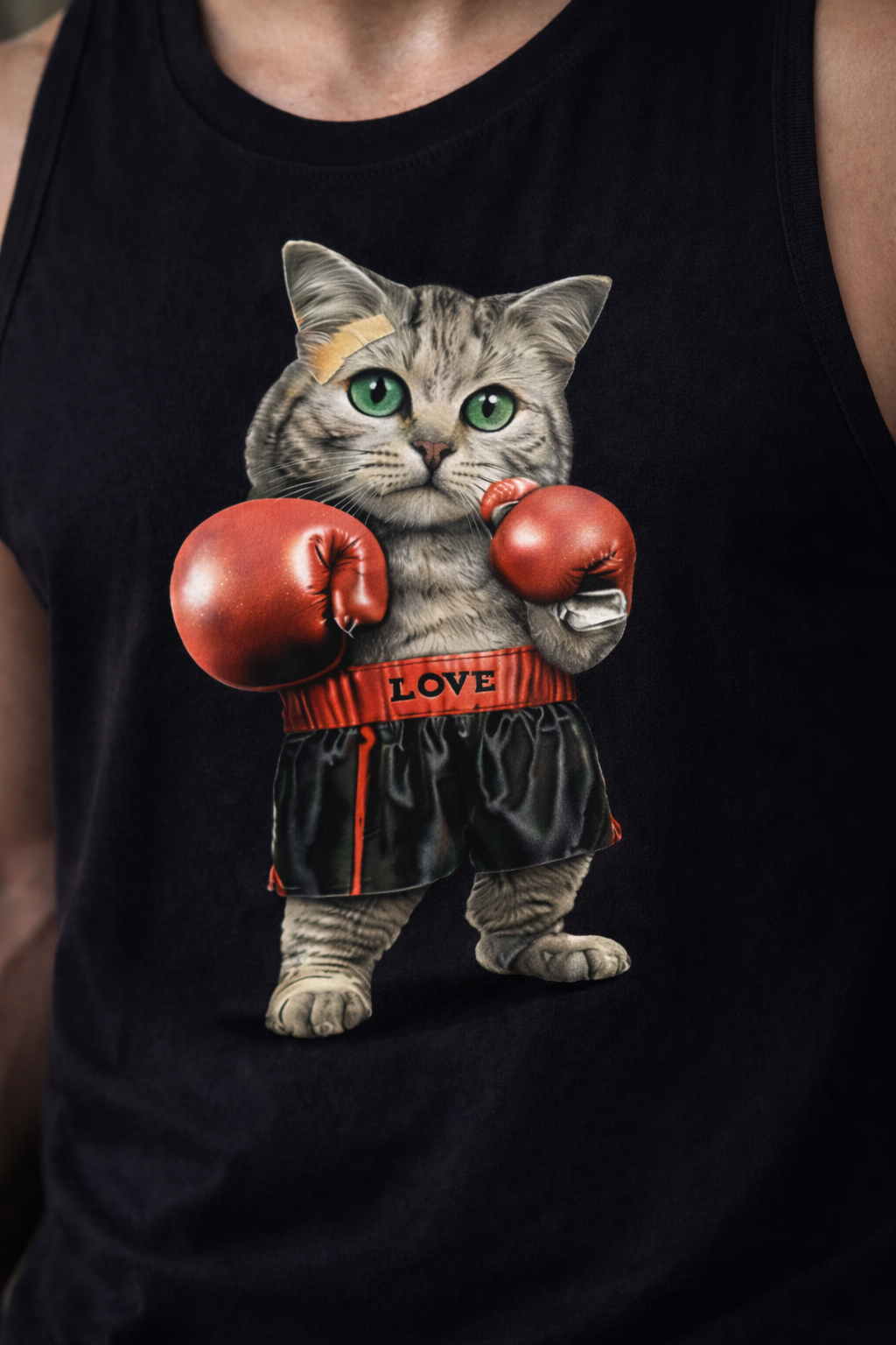 Soft Paws, Heavy Hands. Tank Top