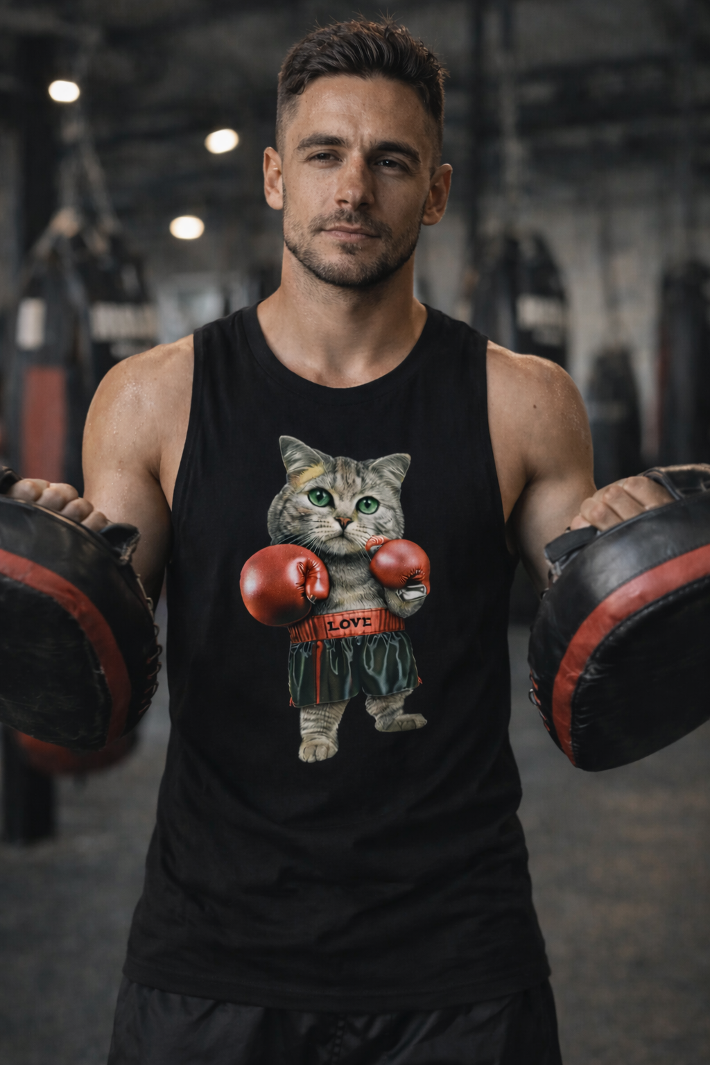 Soft Paws, Heavy Hands. Tank Top