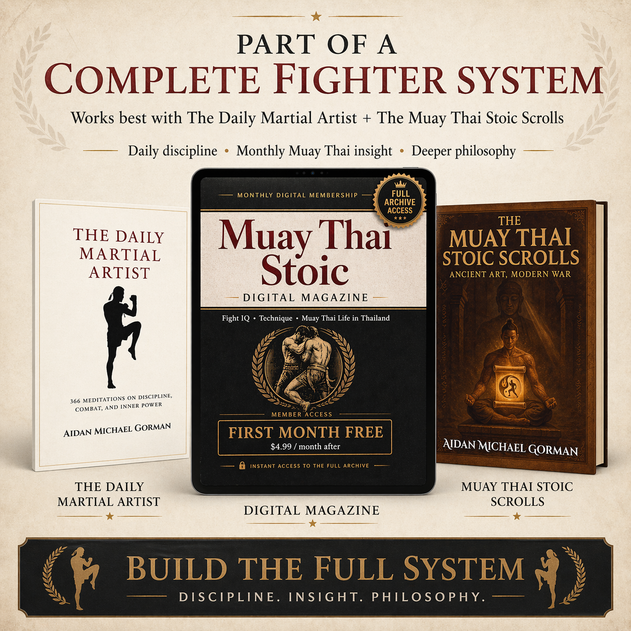 Muay Thai Stoic Digital Magazine Membership