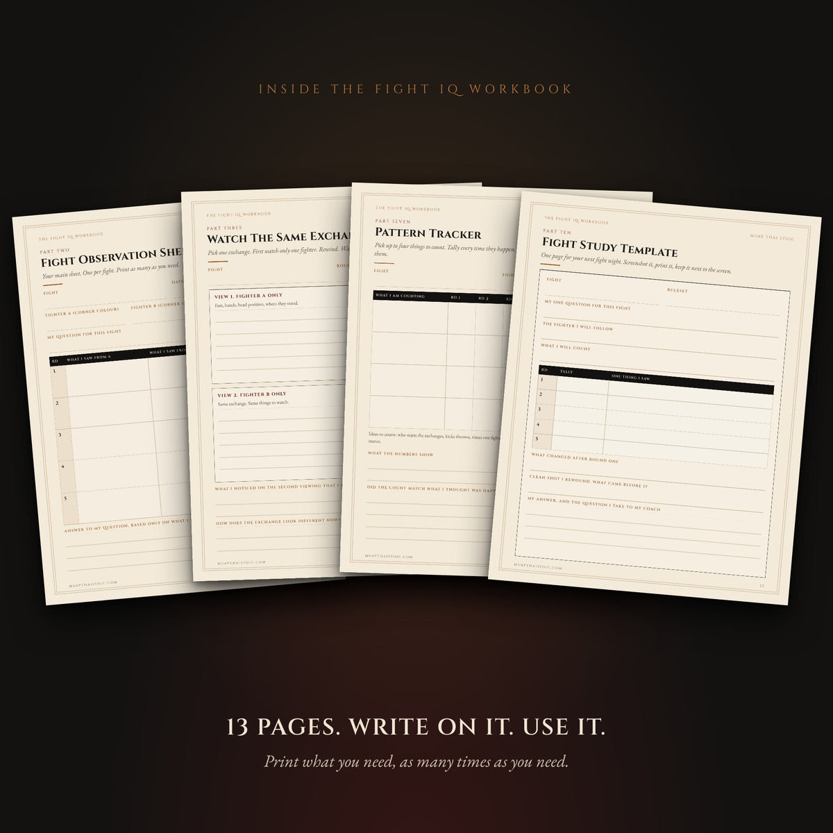 The Fight IQ Workbook
